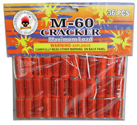 M-60 Crackers 36 pcs in bag